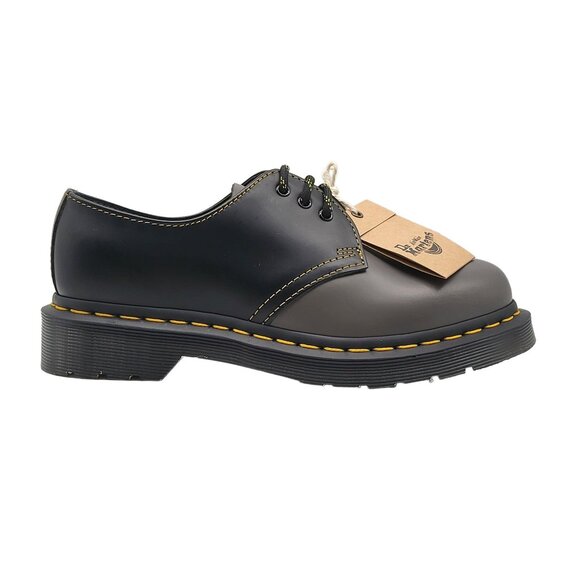 Dr. Martens 1461 Contrast Stitch Smooth Leather Oxford Shoes Charcoal Shoes Sz 4 - Picture 1 of 7